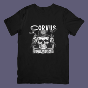 Corvus Pub T-shirt Black